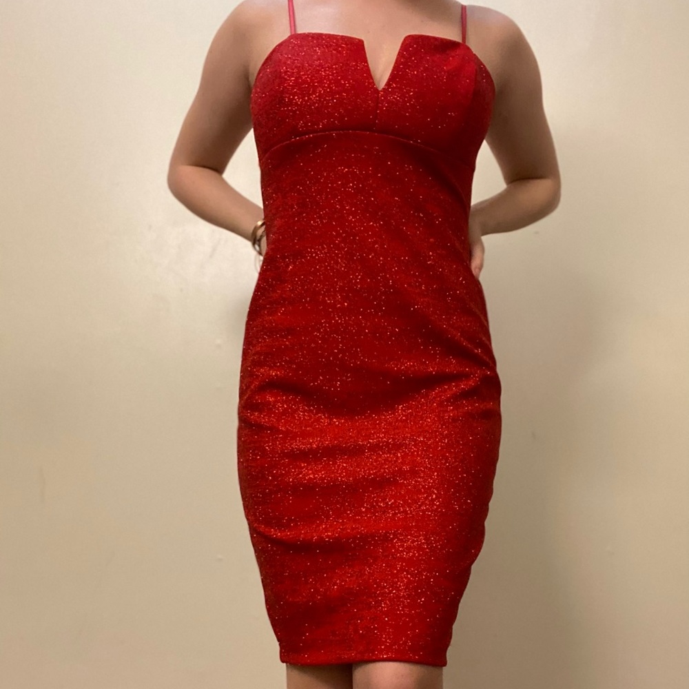 Red Sparkle Dress